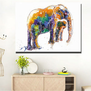 peinture elephant