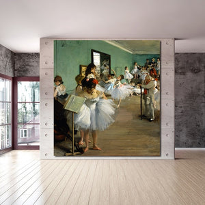 Tableau reproduction la classe de danse Edgar Degas - Fineartsfrance