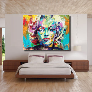 Tableau portrait moderne Marilyn Monroe