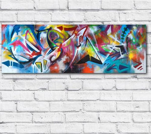 Tableau, art abstrait graffiti - Fineartsfrance