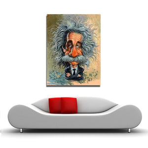 Portrait moderne d'Albert Einstein Art Deco - 2