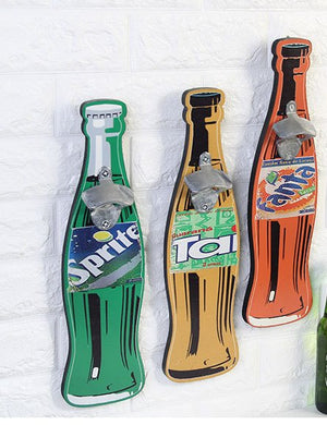 Decapsuleur mural vintage ouvre-bouteille Art Déco americain - Fineartsfrance