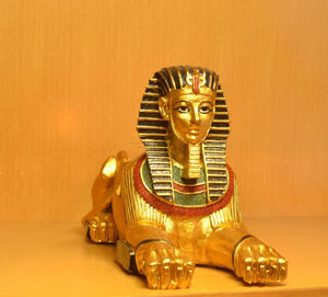 Objet artisanal: Sphinx Egypte figurine en résine