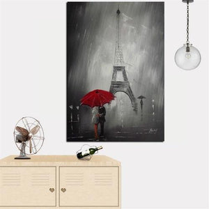 Toile les parapluies de la Tour Eiffel