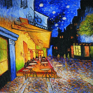 Van Gogh terrasse de nuit