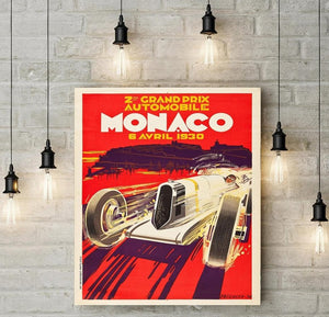 Poster GP de Monaco 1930