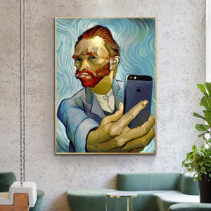Tableau selfie Van Gogh autoportrait - 13
