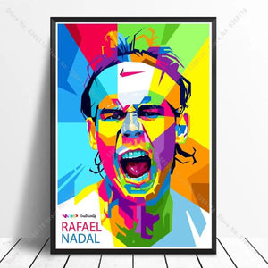 Toile Rafael Nadal, star du tennis mondial - 7
