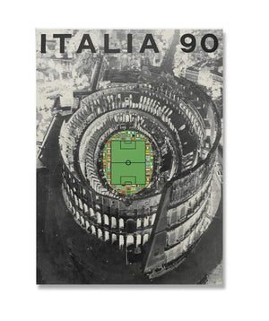 Affiche coupe du monde de football 1990 - 0