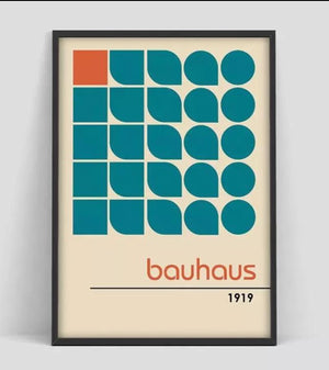Poster Bauhaus 1919 minimaliste - 0