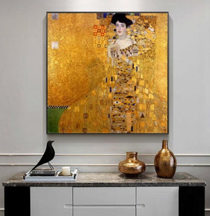 Reproduction toile Klimt le portrait d'Adèle Bloch