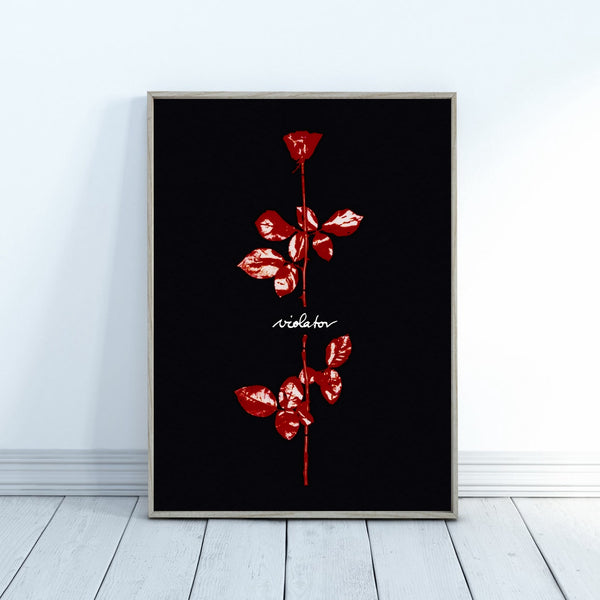 Depeche Mode - Violator Poster 02 Canvas Poster Depeche Mode - Violator Poster 02 Canvas Poster