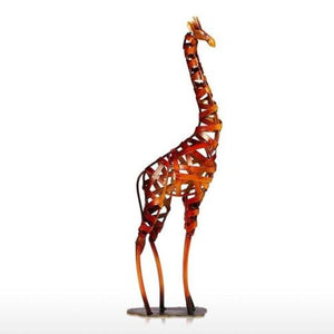 girafe en métal