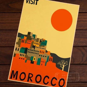 Affiche décorative le Maroc - 0