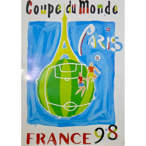 Posters coupe du monde 1998 Paris-St Denis-Lyon