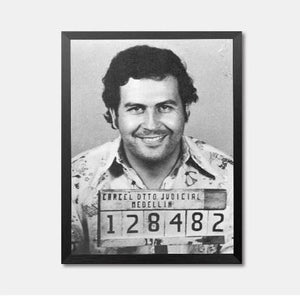 Affiche vintage Pablo Escobar arrestation Medellin 1991 - 0