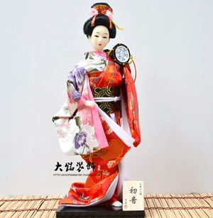 Poupée Geisha japonaise décoration intérieure - Fineartsfrance