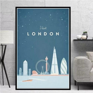 Affiche moderne grandes villes mondiales - 4