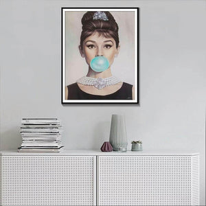 Affiche Audrey Hepburn Bubble gum - 1