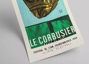Affiche exposition Le Corbusier 1956 - 2