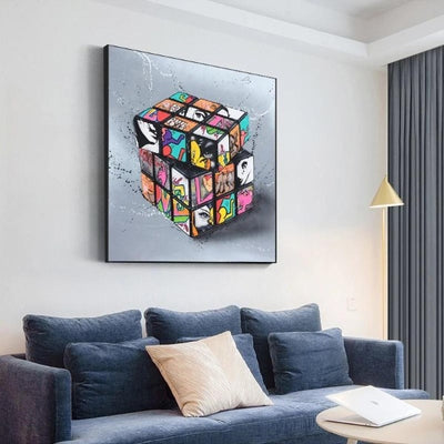 Louis Vuitton Fashion Designer Rubiks Cube Pop Art UK