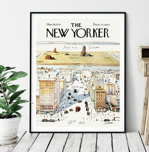 Poster vintage The New Yorker