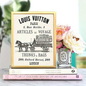 Affiches vintage Louis Vuitton Hermes - 2