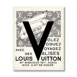 Affiches vintage Louis Vuitton Hermes - 3