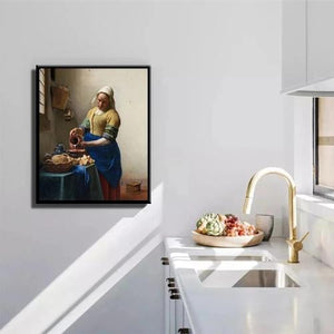 Toile la laitière de Johannes Vermeer Home Deco