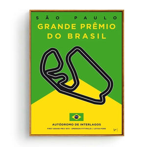 Poster Circuits de Formule 1 premier vainqueur GP - 3