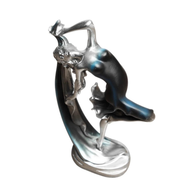 Statuette Danseuse De Collection Aspect Bronze 24 Cm - Sculpture Body Talk