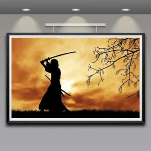 poster samourai au sabre