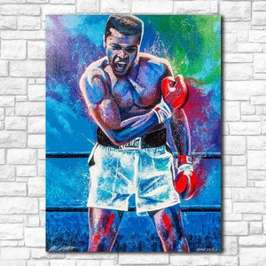 Poster boxeur Mohamed Ali la rage de vaincre - 0