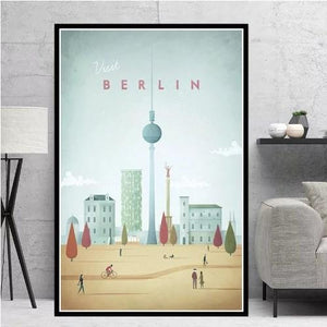 Affiche moderne grandes villes mondiales - 5