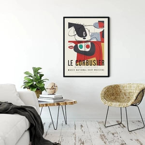 Poster exposition Le Corbusier 1953