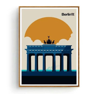 Poster Minimaliste Brasilia Berlin Amsterdam - 3