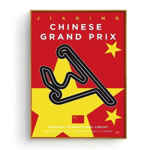Poster Circuits de Formule 1 premier vainqueur GP - 7