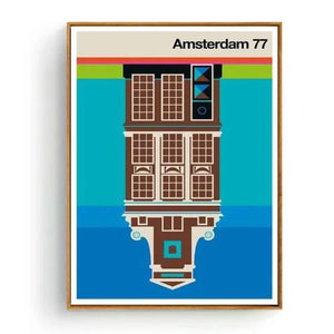 Poster Minimaliste Brasilia Berlin Amsterdam - 1